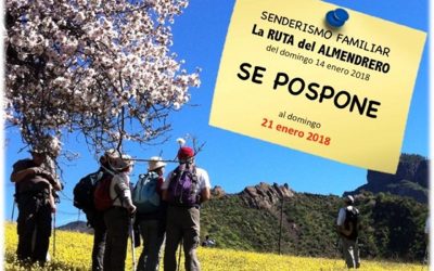 Senderismo Familiar. RUTA DEL ALMENDRERO. POSPUESTA.