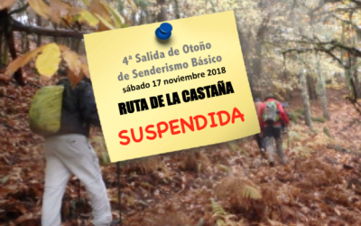 Senderismo Básico RUTA OTOÑAL. ANULADA