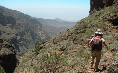 Montañismo. Riscos de Tirajana.